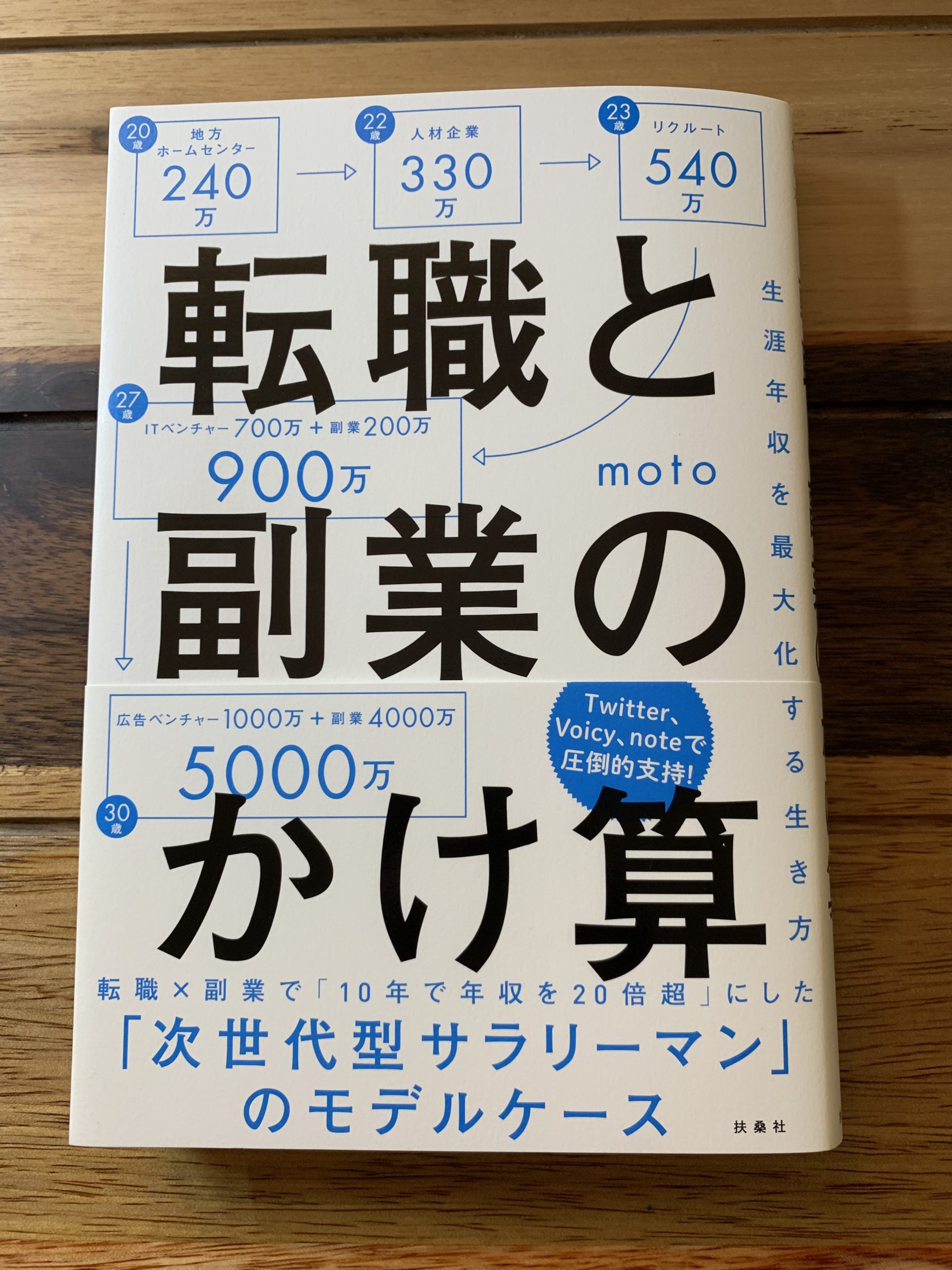 感想 転職と副業のかけ算 Motoさん著 薬再ブログ